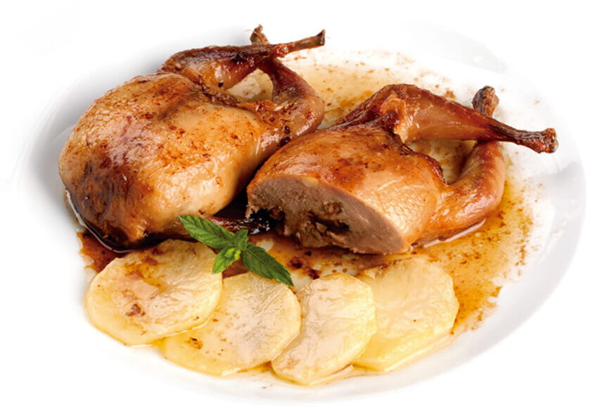 Semi boneless quail